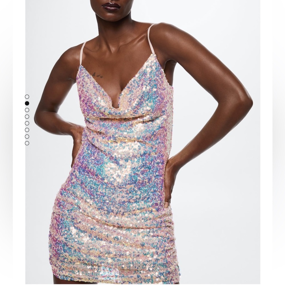 Mango sequin dress